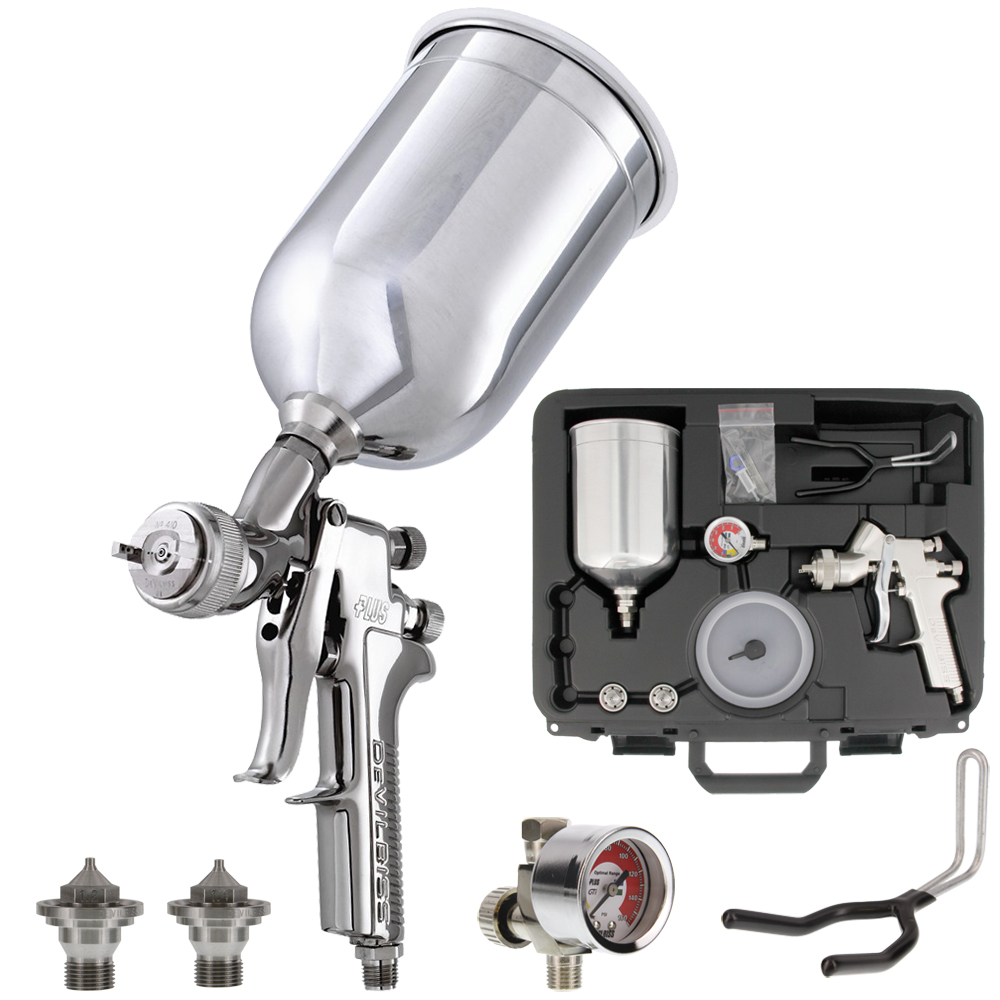DeVILBISS Case Kit GFG670 PLUS SPRAY GUN 1.2 1.3 1.4 Tips Auto Paint