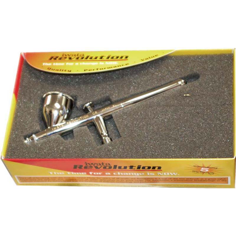 IWATA Revolution HP-CR Gravity Feed AIRBRUSH-FREE HOSE!