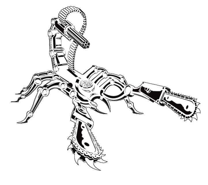 SCORPION 2AIRBRUSH STENCILAIR BRUSH TEMPLATEINSECT eBay