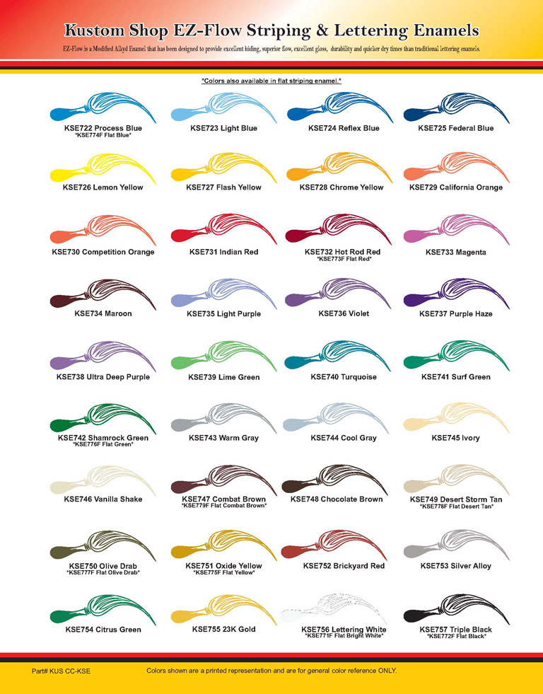 LETTERING ENAMEL/PINSTRIPE 18 KIT PAINT AUTO eBay