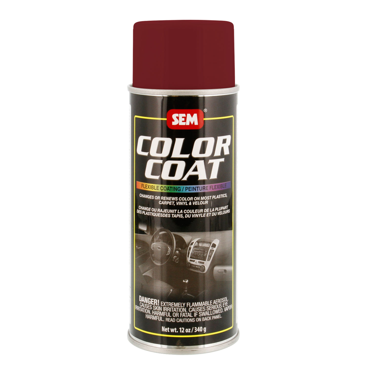 SEM Color Coat Firethorn Red Vinyl Spray Auto Paint