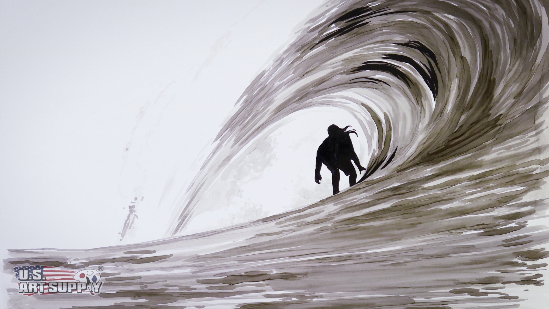 wave drawing