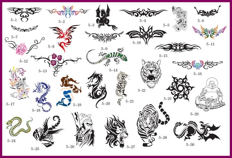 tattoo stencil set