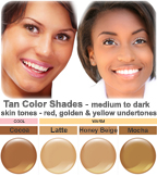 Tan Foundation Set with Face Tones