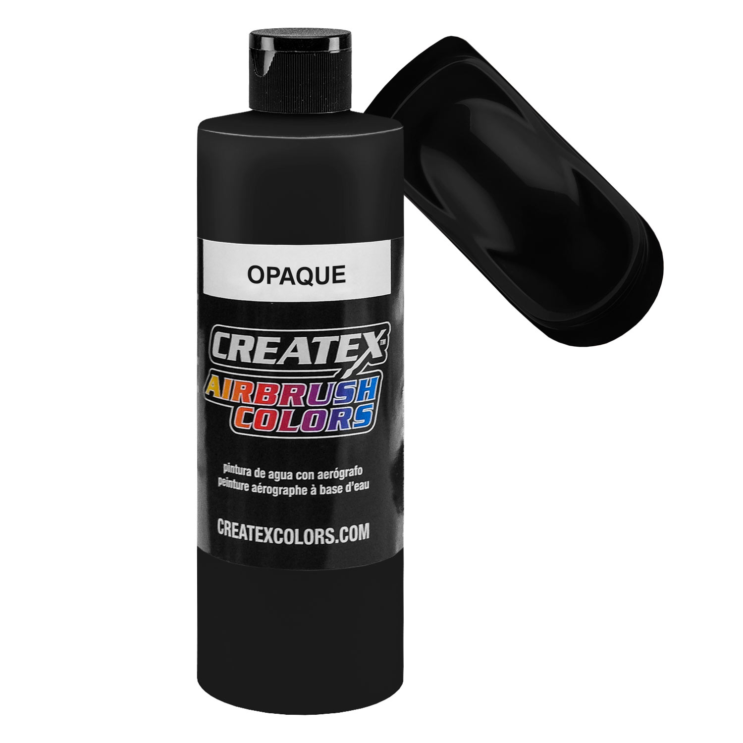 16 oz. CREATEX Opaque Black 5211 PT Airbrush Paint Art  