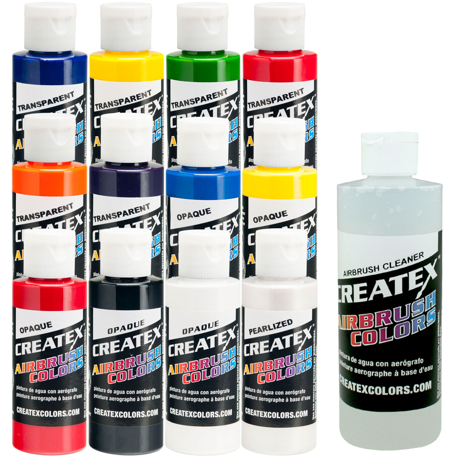 Iwata HPCS Eclipse Airbrush System Kit Compressor Createx Paint Set