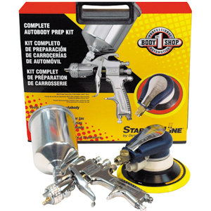 Devilbiss StartingLine Body Prep Tool Kit (HVLP Spray Gun and Palm Sander Combo)