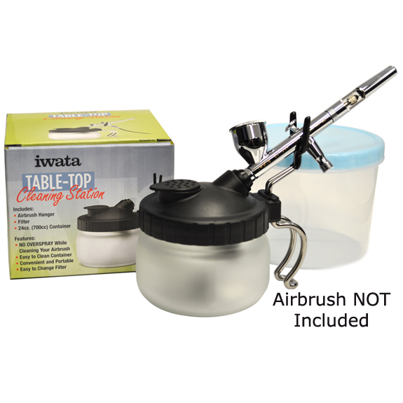 Iwata AIRBRUSH CLEANING STATION POT Cleaner HolderAuto Car Hobby Craft