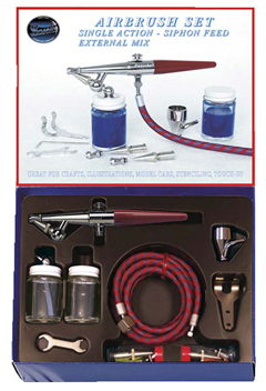 Paasche H-SET, Single Action - Siphon Feed External Mix Airbrush