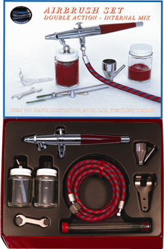 VLS Airbrush SET, Dual Action Airbrush Set