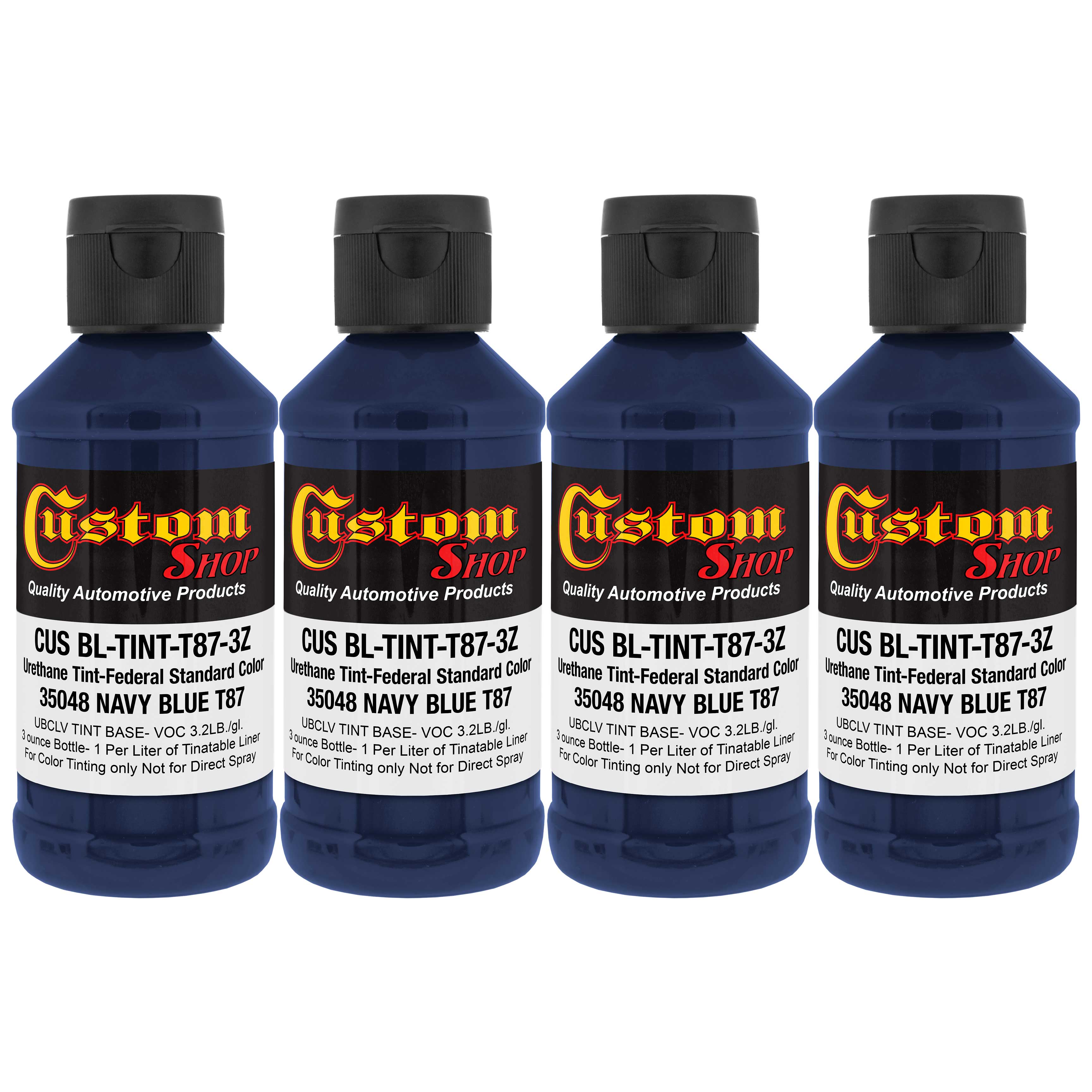 Custom Coat 35048 Navy Blue Urethane Spray-On Truck Bed Liner, 1.5