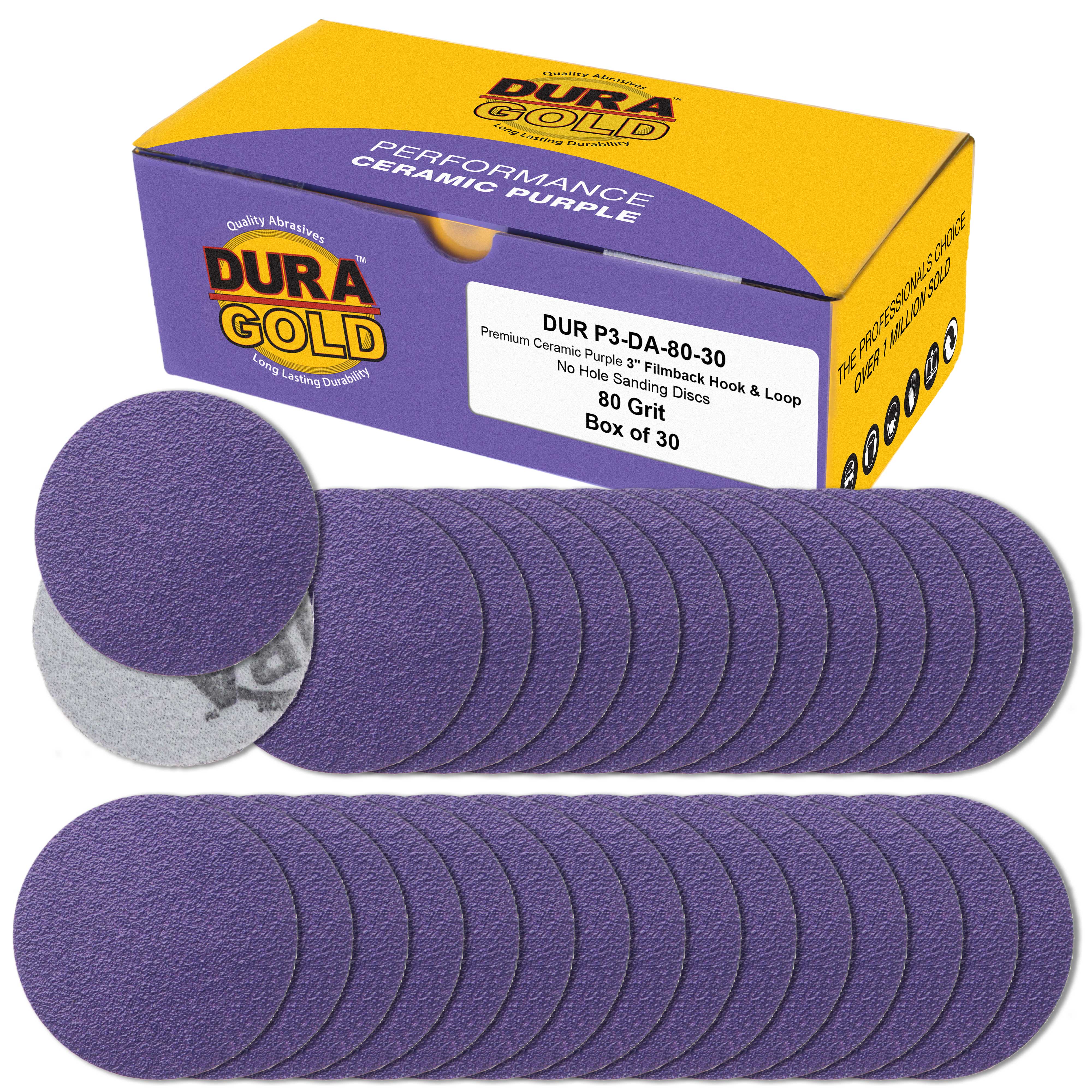 Dura-Gold Pro Series 6" Hook & Loop DA Backing Pad For Random Orbital Sanders - DUR BP-651 3 thumbnail image
